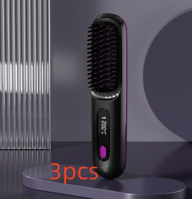 GlowNest™ - 2 In 1 Straight Hair Comb Wireless