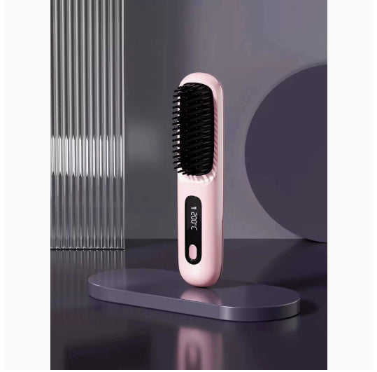 GlowNest™ - 2 In 1 Straight Hair Comb Wireless