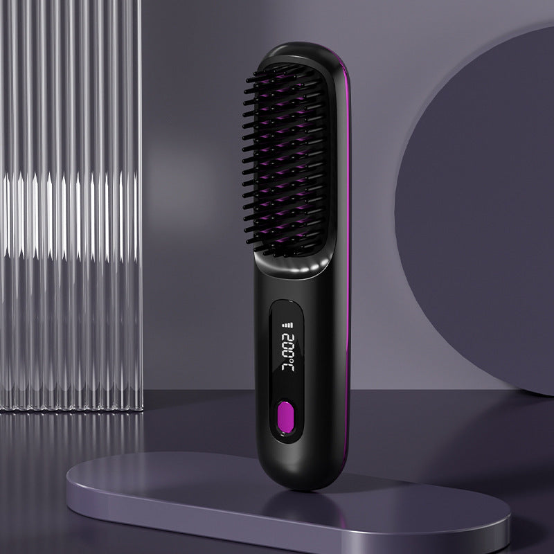 GlowNest™ - 2 In 1 Straight Hair Comb Wireless