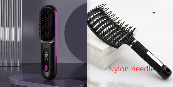 GlowNest™ - 2 In 1 Straight Hair Comb Wireless