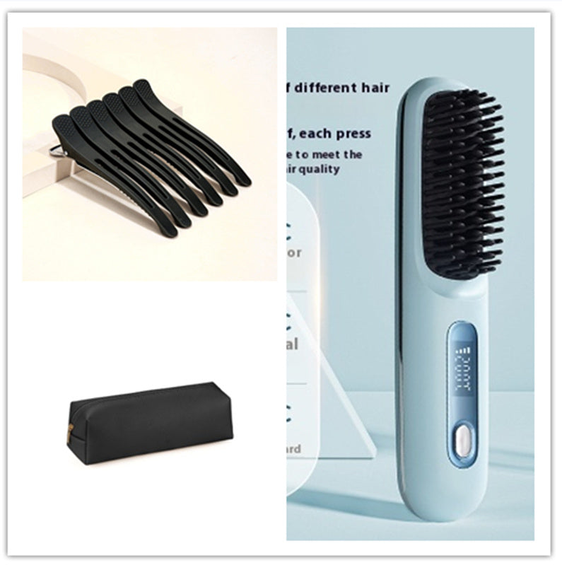 GlowNest™ - 2 In 1 Straight Hair Comb Wireless