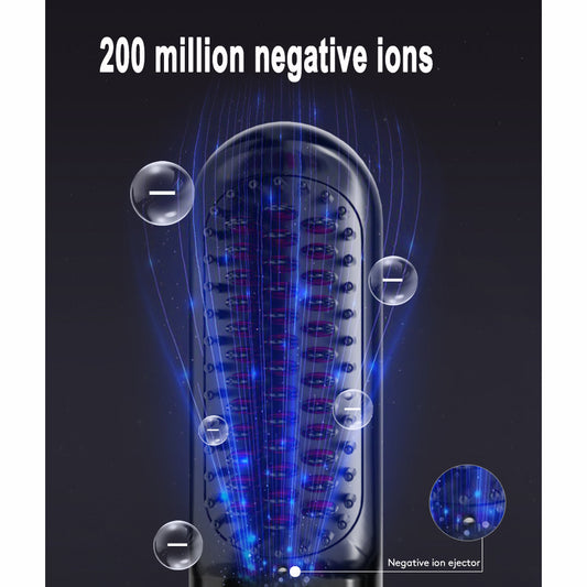 GlowNest™ - 2 In 1 Straight Hair Comb Wireless